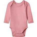 Lupilu Dětské body s dlouhými rukávy z merino vlny a hedvábí světle růžová – Sleviste.cz