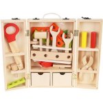 Kruzzel 22697 Dřevěné nářadí v kufříku – Sleviste.cz
