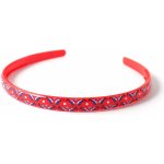 Plastová čelenka do vlasů červená – Zboží Dáma