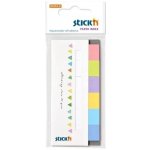 Záložky samolepicí Stick´n 45x15 mm, 6x30 ks, pudrové barvy – Hledejceny.cz