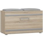 DobreSny Botník s lavicí Opal dub sonoma – Hledejceny.cz