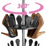 TecTake 402645 Otočný botník ocel – Zboží Mobilmania