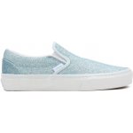 Vans Classic Slip On dámské třpytivé slip on tenisky světle modré – Zboží Dáma