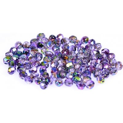Glass beads, s.r.o. Broušené korálky - ohňovky 4 mm 00030/95500 Balení: 60ks – Hledejceny.cz