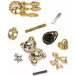 Starnails 3D kovové ozdoby na nehty mix 10 ks – Zboží Mobilmania