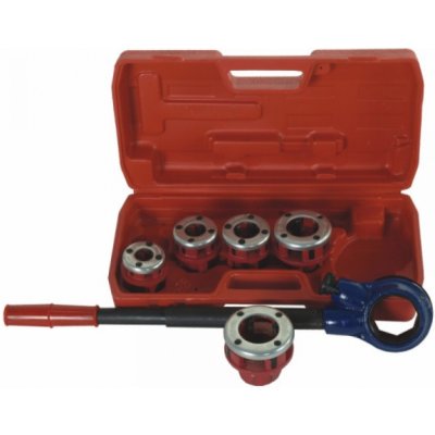 Dedra 07A78 Ruční závitnice se sadou hlavic 3/8",1/2",3/4",1",1-1/4" – Hledejceny.cz