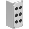 Vypínač Lovato Electric LPZM6CA8 GREY METAL CONTROL STATION 2X3 HOLES