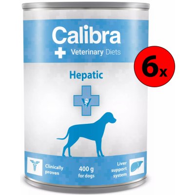 Calibra Veterinary Diets Dog Hepatic 6 x 400 g – Zboží Mobilmania