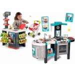 Smoby kuchyňka Tefal French Touch a obchod Supermarket 311206-24 – Hledejceny.cz
