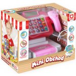 Rappa MINI OBCHOD pokladna česká s učením jak nakupovat růžová – Zboží Mobilmania