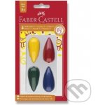 Faber Castell Plastové pastelky voskovky do dlaně 4ks – Zbozi.Blesk.cz