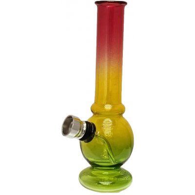 WeedShop Skleněný mini bong Rasta 16 cm Rasta 1 – Sleviste.cz