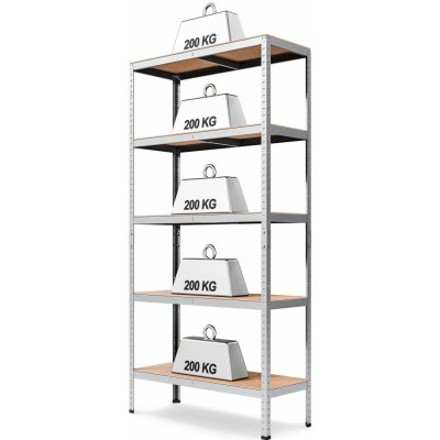 Marbo Regál Standard II. 200 x 110 x 50 cm 5 polic – Zbozi.Blesk.cz