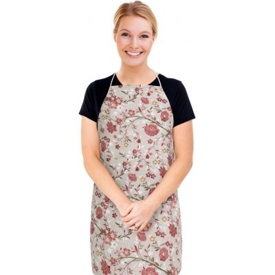 Bellatex Kuchyňská zástěra EMA zástěra 67x84 cm Karafiát růžová – Hledejceny.cz