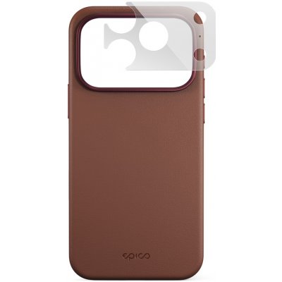 Epico Leather Pro Mag+ Case iPhone 17 Pro Max/18 Pro Max hnědá Qi2 & MagSafe kompatibilní ochrana camera island – Sleviste.cz