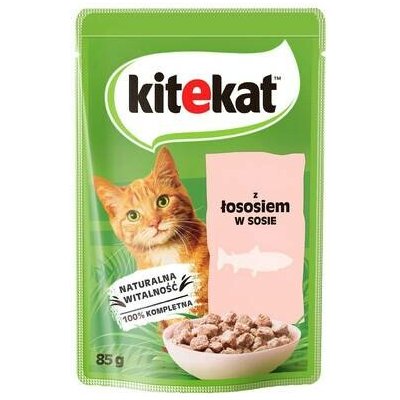 Kitekat Losos v omáčce 85 g – Hledejceny.cz