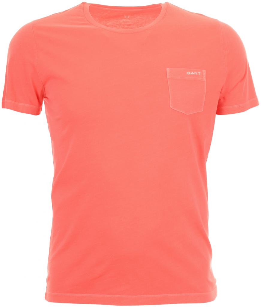 Gant pánské korálově růžové tričko s kapsičkou od 667 Kč - Heureka.cz