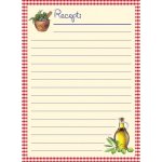 Alvarak Volné listy na recepty děrované A5 Olivový olej 20 ks – Zbozi.Blesk.cz