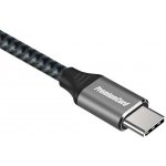 Premiumcord ku31cr15 USB-C USB 3.2 GEN 2, 3A, 60W, 20Gbit/s, bavlněný oplet, 1,5m – Zboží Mobilmania