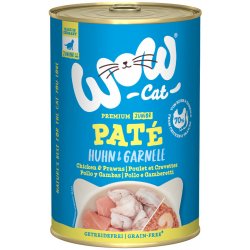 WOW Cat Junior Paté Kuře s krevetami 400 g