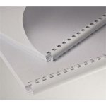 Eurosupplies vázací hřbety plastové A4 8mm bílé 100 ks – Sleviste.cz