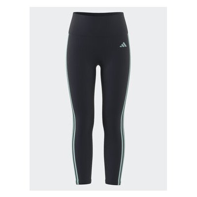 adidas Train Essentials AEROREADY 3-Stripes High-Waisted Training Leggings IJ9576 Modrá – Zboží Mobilmania