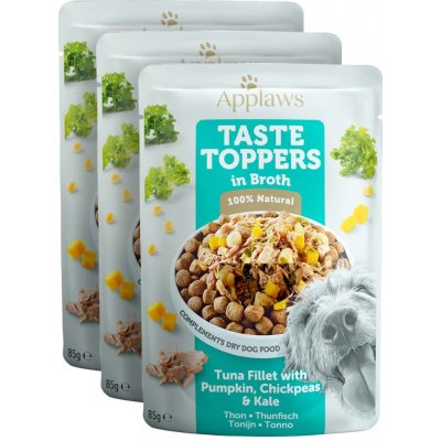Applaws Dog Taste Toppers Broth Tuňák s dýní 3 x 85 g – Sleviste.cz