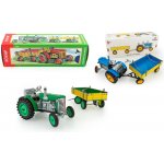 Kovap Traktor Zetor s valníkem modrý na klíček – Zboží Dáma