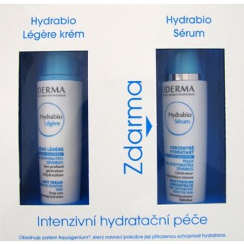 Bioderma Hydrabio balíček Légere 40 ml + Sérum 40 ml dárková sada od 699 Kč  - Heureka.cz
