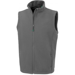 Result pánská 2vrstvá softshellová vesta recycled R902M Workguard grey