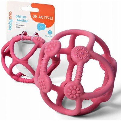 Baby Ono silikonové Ortho míček pink – Zboží Mobilmania