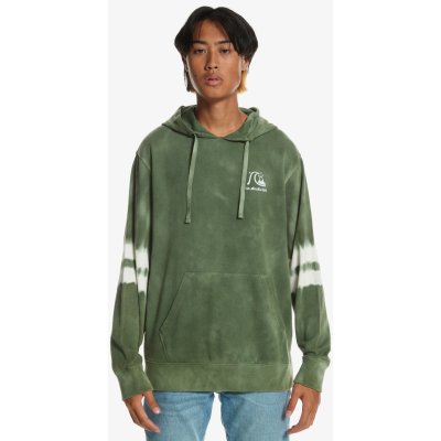 Quiksilver Engineered Tie Dye Hoodie loden frost