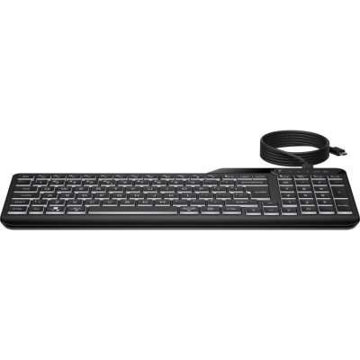 HP 400 Backlit Wired Keyboard 7N7C0AA#BCM – Hledejceny.cz