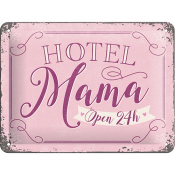 Nostalgic Art Plechová cedule - Hotel Mama 15x20 cm