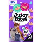 Inaba Juicy Bites krevety a mořské plody 3 x 11,3 g – Hledejceny.cz