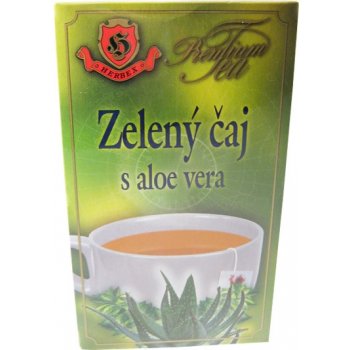Herbex Premium Zelený čaj s aloe vera 20 x 1,5 g