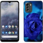 Pouzdro mmCase Gelové Nokia G60 5G - modrá růže – Sleviste.cz