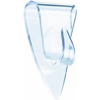 tesa® tesa® Samolepicí průhledný dekorační háček na sklo 0.2kg Barva: průhledná, Rozměr: 5 háčků + 8 proužků – Zbozi.Blesk.cz
