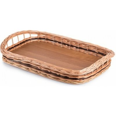 HRADIL Proutěný podnos oválny KLASIK d.52xš.33xv. 10,5 cm – Zboží Dáma