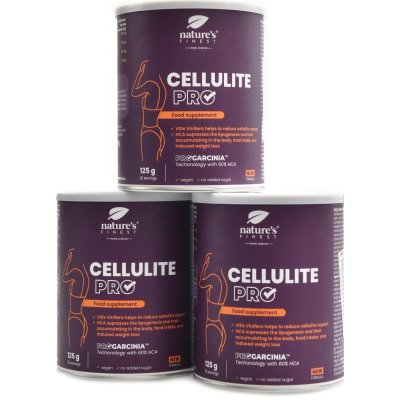 Natures Finest Cellulite Pro 3 x 125 g – Hledejceny.cz