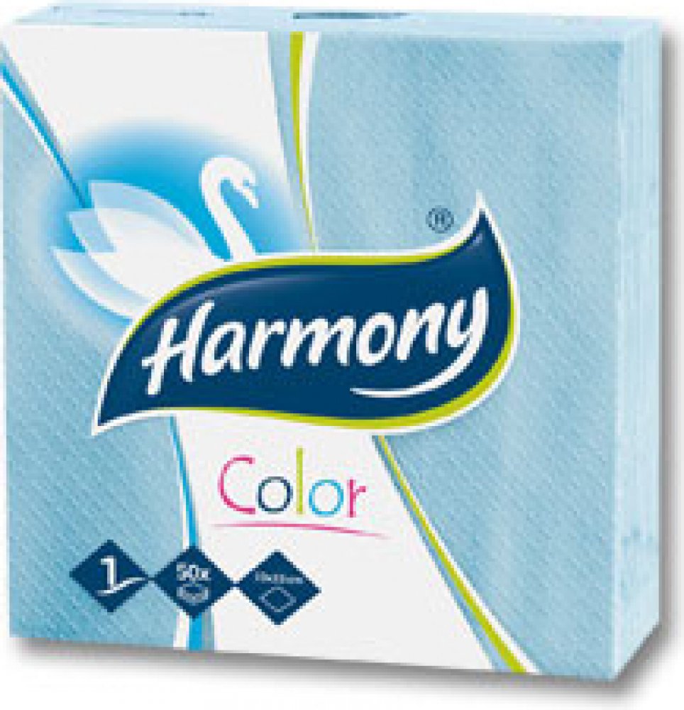 Harmony ubrousky modré 50ks 33x33cm | Srovnanicen.cz