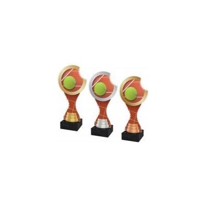 Trofej kulatá s výřezem tenis Zlatý kovový štítek 23,5 cm Bronzová – Zbozi.Blesk.cz