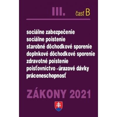 Zákony III-B/2021