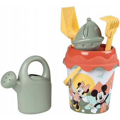 SMOBY GREEN Kbelík s příslušenstvím do písku a konev z bioplastu – Zboží Dáma