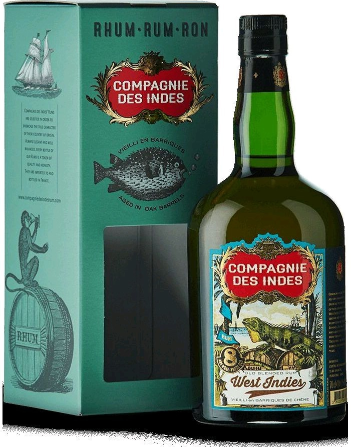 Compagnie des Indes West Indies 40% 0,7 l (holá láhev)