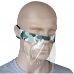 Izmael Plastové Ochranné Rouška Maskáčová/Zelená 50 ks – Zboží Dáma