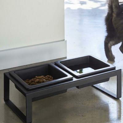 Yamazaki Pet misky Tower 4745 černé – Sleviste.cz