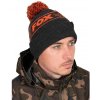 Rybářská kšiltovka, čepice, rukavice FOX Čepice Collection Bobble Black Orange