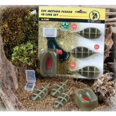 Extra Carp Method Feeder Set 20,25,30g + formička – Hledejceny.cz