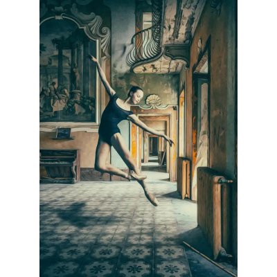 Fotografie - Martinussen, Baard: Digitální malba opuštěného baletu 3 - reprodukce obrazu